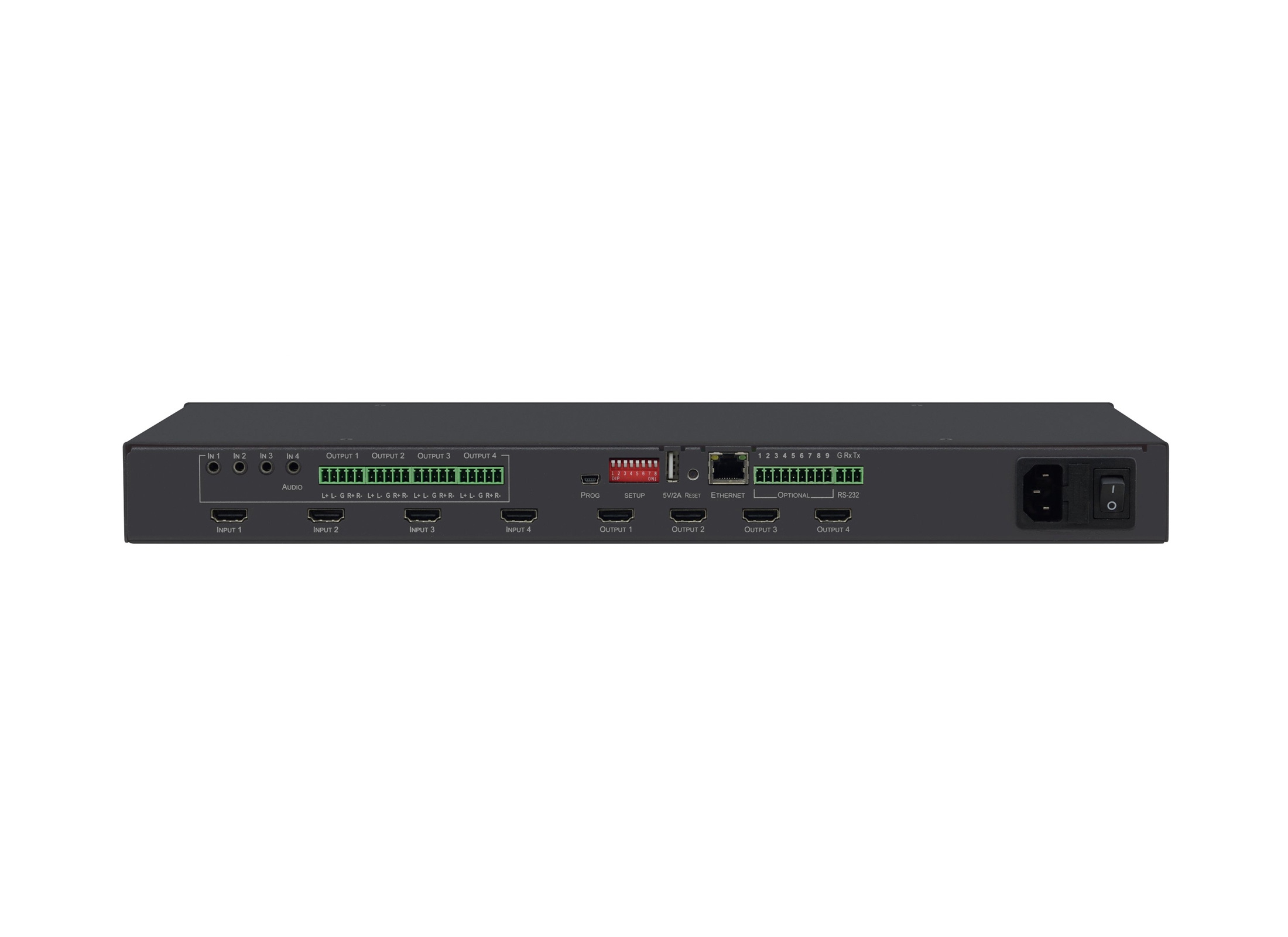 Матричный коммутатор Kramer VS-88UHDA 8х8 HDMI с эмбеддированием/деэмбеддированием звука; поддержка 4K60 4:2:0 20-08800030 20-08800030