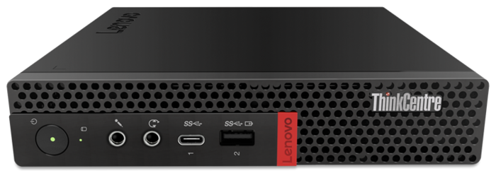 Компьютер Lenovo ThinkCentre M75q-1 slim Ryzen 3 PRO 3200GE (3.3)/4Gb/SSD256Gb/Vega 8/noOS/GbitEth/WiFi/BT/65W/клавиатура/мышь/черный 11A40006RU 11A40006RU