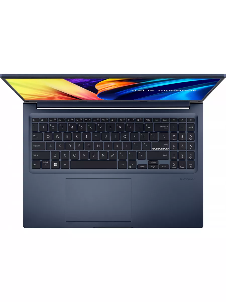 Ноутбук ASUS  VivoBook 16X M1603QA-MB219, 16", IPS, AMD Ryzen 7 5800H 3.2ГГц, 8-ядерный, 16ГБ DDR4, 512ГБ SSD, AMD Radeon , без операционной системы, синий 90NB0Y81-M00CW0 90NB0Y81-M00CW0 #8