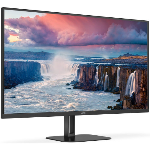 Монитор AOC 31,5" Q32V5CE 2560x1080@75Гц VA LED 16:9 4(1)ms HDMI DP USB-C 3.2 4*USB 3.2 20M:1 3000:1 178/178 300cd Tilt 2*Speakers5w Black Q32V5CE/BK Q32V5CE/BK