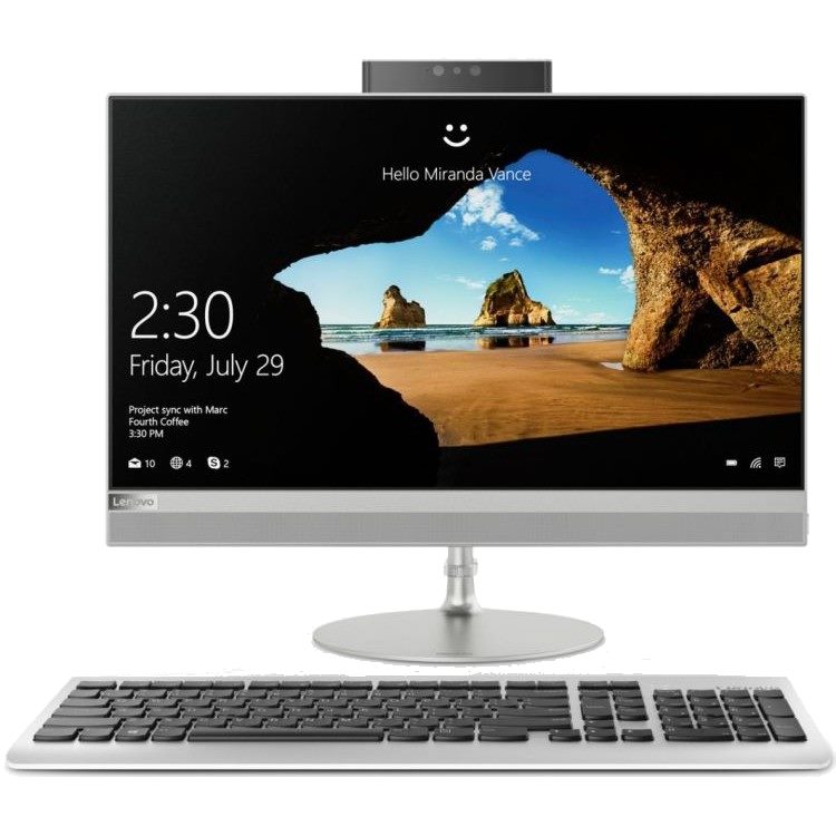 Моноблок Lenovo IdeaCentre AIO 520-24ICB  23.8"(1920x1080)/Intel Core i5 8400T(1.7Ghz)/8192Mb/1000Gb/ DVDrw/Int:Intel UHD Graphics 630/BT/WiFi/war 1y/6.17kg/black/DOS + К+м (1000472942) 1000472942