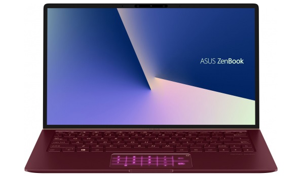 Ноутбук ASUS UX333FN-A4176T 3.3" FHD, Intel Core i7-8565U, 8Gb, 256Gb SSD, NVidia MX150 2Gb, no ODD, Win10, красный  90NB0JW6-M04100 90NB0JW6-M04100