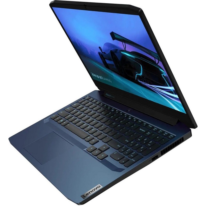 Ноутбук Lenovo IP Gaming 3 15ARH05 Ryzen 5 4600H/16Gb/SSD256Gb/NVIDIA GeForce GTX 1650 4Gb/15.6"/IPS/FHD (1920x1080)/Windows 10/blue/WiFi/BT/Cam 82EY00DARU 82EY00DARU