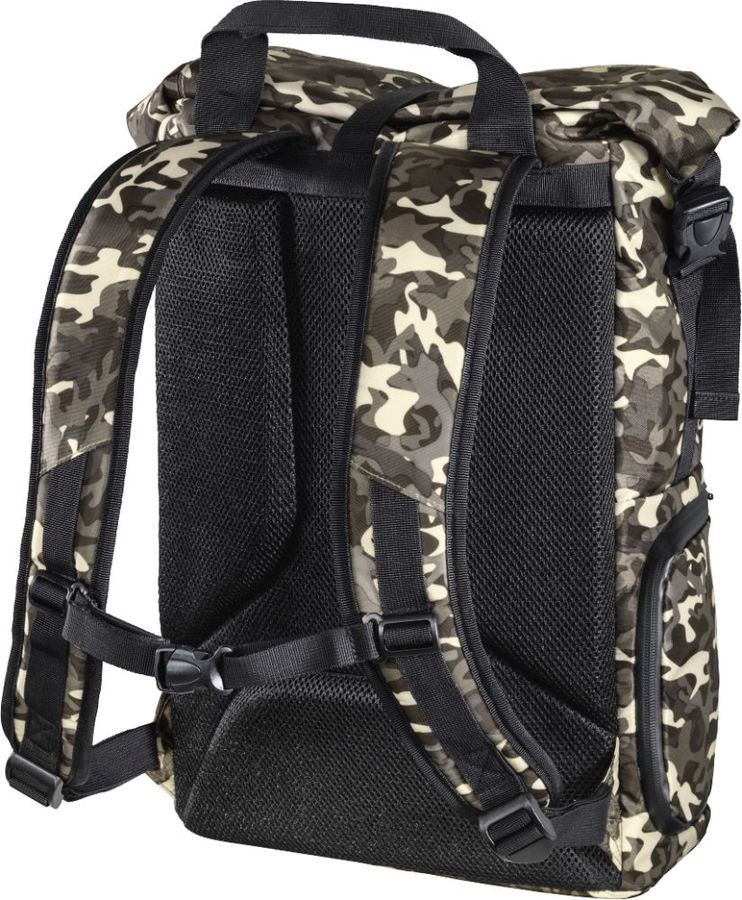 Рюкзак Hama для ноутбука 15.6" Roll-Top камуфляж/коричневый нейлон 00101819 00101819