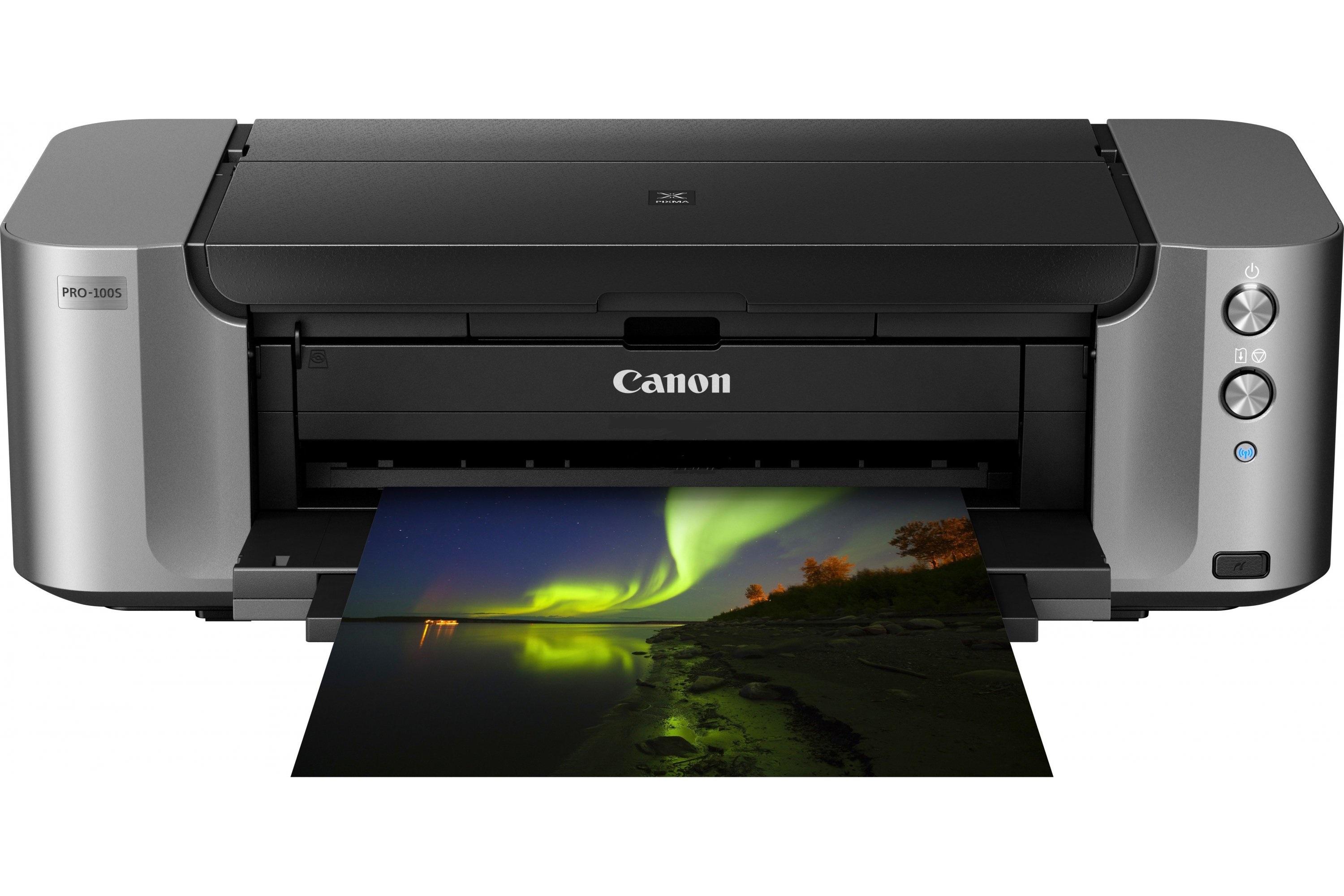 Принтер Canon PIXMA PRO-100 А3+; 4800х2400 dpi; 8 чернильниц; печать на DVD; USB 2.0, Ethernet, WiFi 6228B009 6228B009
