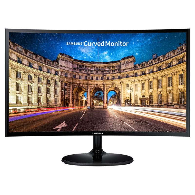 Монитор Samsung 23.5" C24F390FHM VA LED изогнутый 16:9 1920x1080 4ms 250cd 3000:1 178/178 D-Sub HDMI AMD FreeSync 75Hz Tilt VESA Black 1 year LC24F390FHMXUE LC24F390FHMXUE