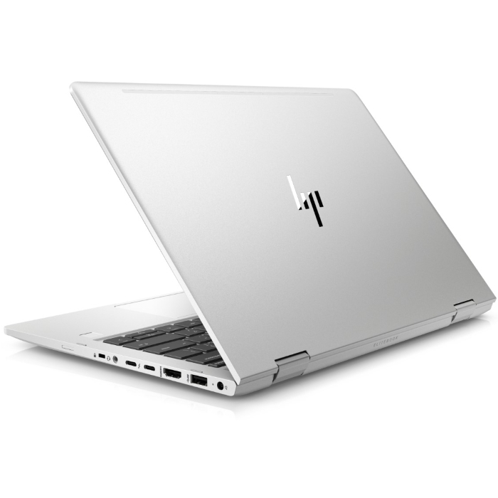 Ноутбук HP EliteBook x360 830 G5 Core i5-8250U 1.6GHz,13.3" FHD (1920x1080) IPS Touch IR ALS GG5,8Gb DDR4-2400(1),256Gb SSD,53Wh,FPR,B&O Audio,Pen,Kbd Backlit,1.35kg,3y,Silver,Win10Pro 5SR80EA 5SR80EA