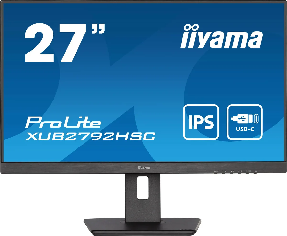 Монитор iiYama ProLite 27" черный IPS LED 4ms 16:9 HDMI M/M матовая HAS Piv 250cd 178гр/178гр 1920x1080 75Hz DP FHD USB XUB2792HSC-B5 XUB2792HSC-B5