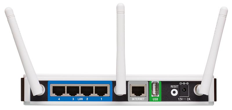DIR-655 Интернет-шлюз с точкой доступа 802.11n,  4xLAN 10/100/1000, 1xWAN DIR-655