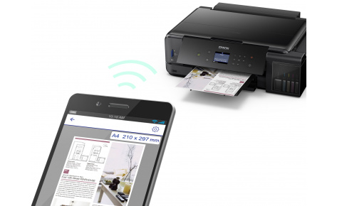 МФУ Epson L7180 A3 Duplex Net WiFi USB RJ-45 черный C11CG16404 C11CG16404