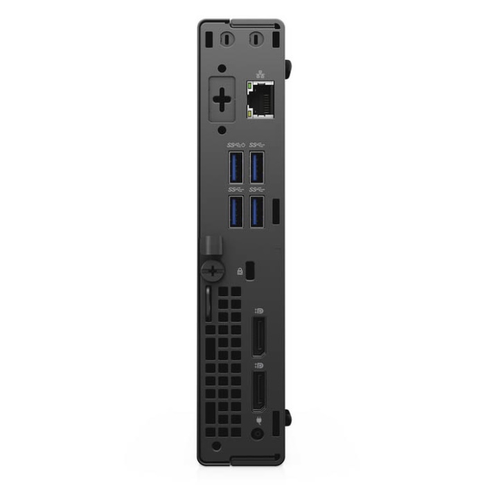 Компьютер Dell Optiplex 7080 Micro i7 10700 (2.9)/8Gb/SSD256Gb/UHDG 630/Linux/GbitEth/WiFi/BT/180W/клавиатура/мышь/черный 7080-6895 7080-6895