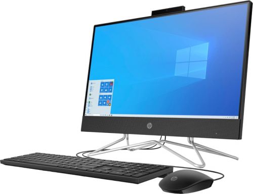 Моноблок HP 22-df1055ur 21.5" Full HD i3 1125G4 (2) 8Gb SSD256Gb UHDG CR Free DOS 3.0 GbitEth WiFi BT 65W клавиатура мышь Cam черный 1920x1080 4A3U7EA 4A3U7EA