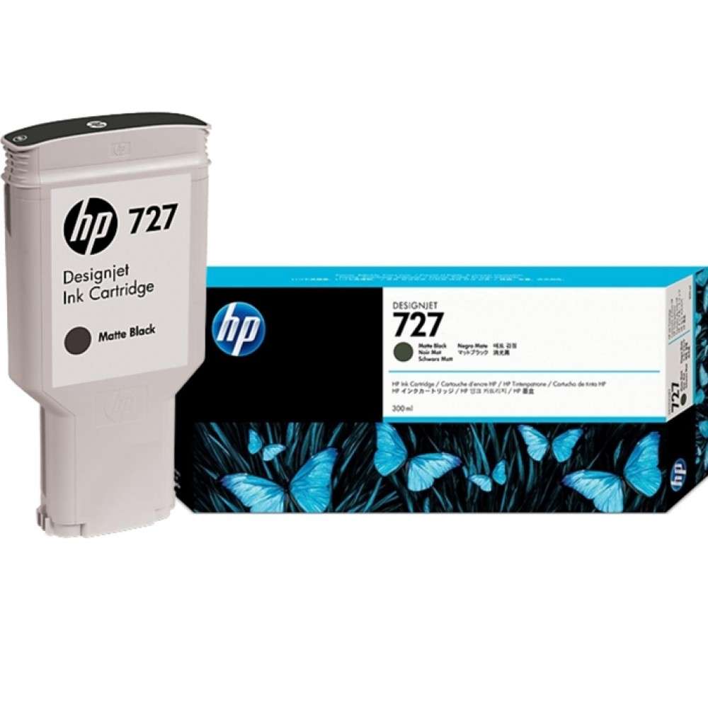 Картридж струйный HP 727 черный матовый для HP DJ T920/T1500/T2500 (300мл) C1Q12A C1Q12A #3