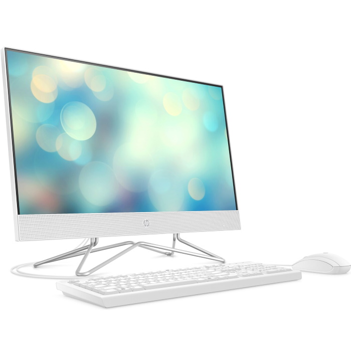 Моноблок HP 24-df0023ur NT 23.8" FHD(1920x1080) AMD Ryzen3 3250U, 4GB DDR4 2400 (1x4GB), SSD 256Gb, AMD Integrated Graphics, noDVD, kbd&mouse wired, HD Webcam,Snow White, Win10, 1Y Wty 14P94EA 14P94EA