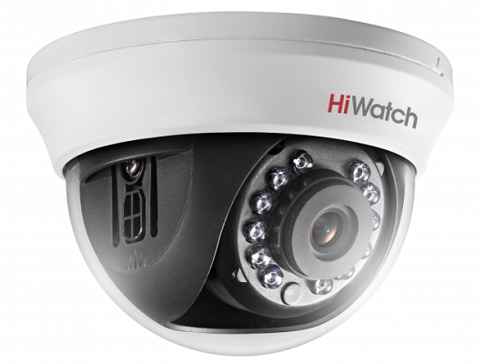 HD-TVI видеокамера HiWatch DS-T201 (3.6 mm) 2Мп внутренняя купольная с ИК-подсветкой до 20м;объектив 3.6мм DS-T201 (3.6 mm) DS-T201 (3.6 mm)
