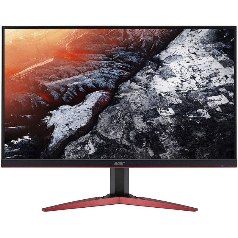 Монитор Acer 24,5" KG251QDbmiipx (16:9)/TN+Film(LED)/ZF/1920x1080/240Hz/1 (MPRT)ms/400nits/1000:1/HDMI(1.4)+HDMI(2.0)+DP(1.2)+Audio Out/2Wx2/DP/HDMI FreeSync/Black with red stripes on footstand UM.KX1EE.D01 UM.KX1EE.D01