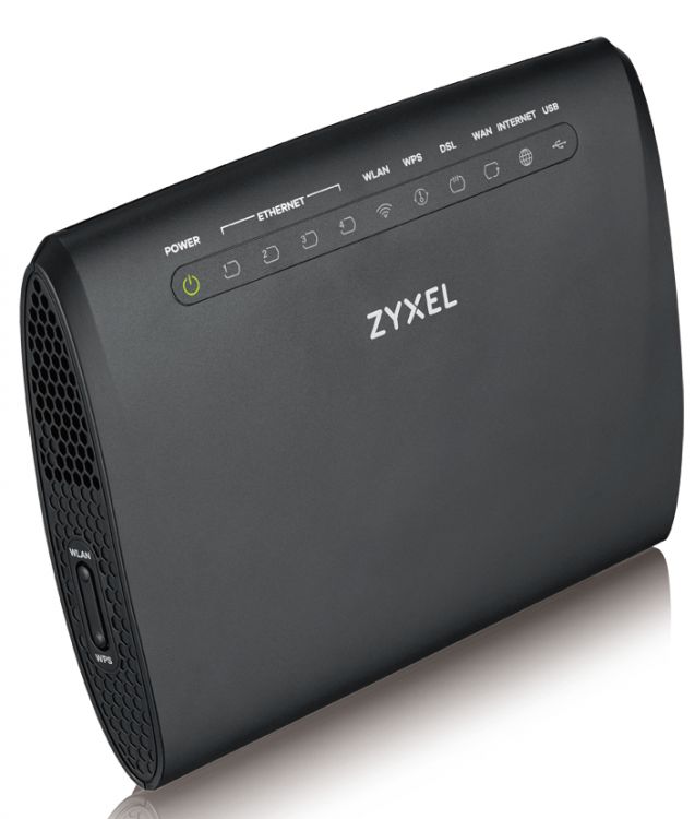 Маршрутизатор Zyxel VMG3312-T20A Wireless N VDSL2 Combo WAN Gateway VDSL2 profile 17a over POTS Gateway, GbE WAN, 4FE LAN, 1 USB 2.0, WiFi 11n 2.4GHz 300Mbps, EU+UK VMG3312-T20A-EU01V1F VMG3312-T20A-EU01V1F