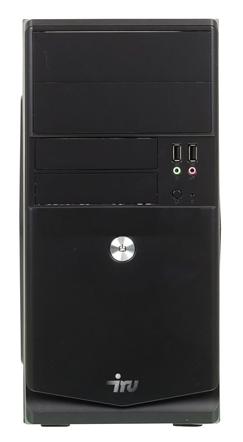 Персональный компьютер iRU Office 223 MT Ryzen 3 PRO 3200GE (3.3) 8Gb SSD240Gb Vega 8 Free DOS GbitEth 400W черный 1419168 1419168