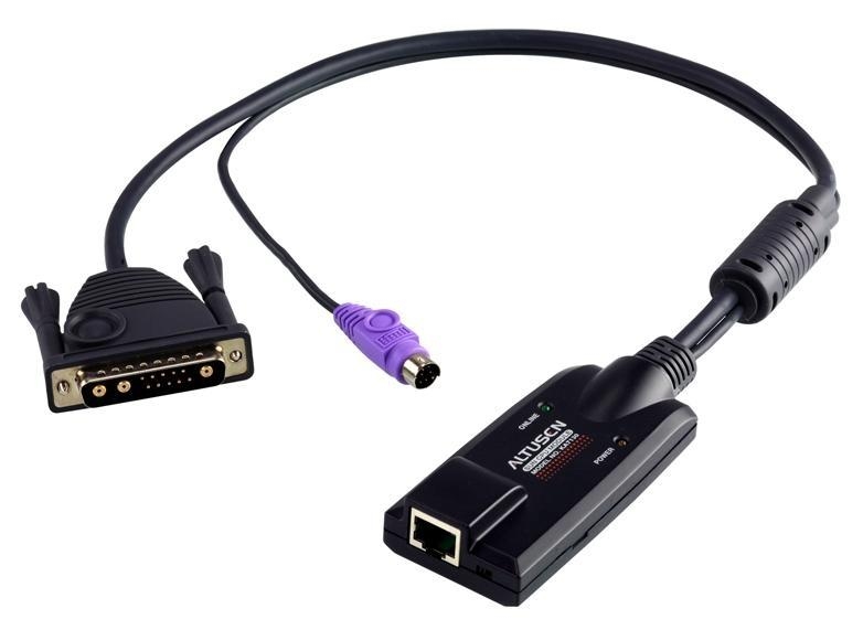 Модуль удлиннителя ATEN KVM, 50 м., 1xUTP Cat5e, для подкл. комп. SUN к KH15xxA/KL15xxA/KH25xxA/KN21xxx/41xxx/11xxv/KM0x32 KA7130-AX KA7130-AX
