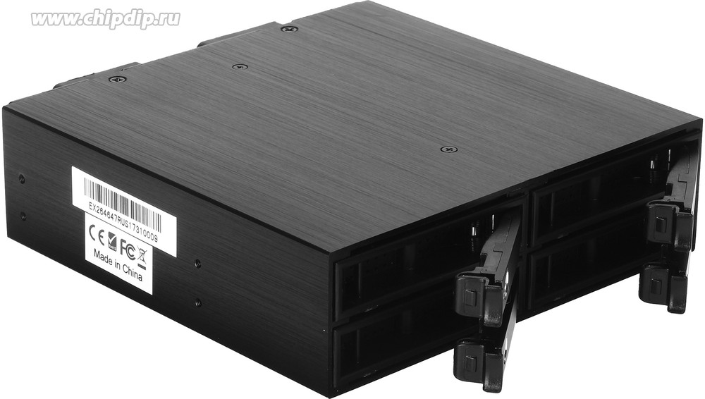 Корзина для жестких дисков Exegate HS425-01 4*2,5" SATA/SAS HDD, занимает 1*5,25" отсек EX264647RUS EX264647RUS