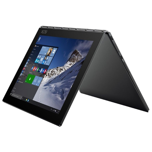 Планшетный компьютер Lenovo Yoga Book YB1-X91L Atom x5-Z8550 (1.44) 4C/RAM4Gb/ROM64Gb 10.1" IPS 1920x1200/3G/4G/Windows 10 Professional 64/черный/8Mpix/2Mpix/BT/GPS/WiFi/Touch/microSD 128Gb/mHDMI/minUSB/8500mAh/15hr/до 1680hrs (ZA160002RU) ZA160002RU