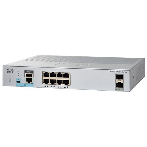 Коммутатор Cisco Catalyst 2960L 8 port GigE, 2 x 1G SFP, LAN Lite WS-C2960L-8TS-LL WS-C2960L-8TS-LL