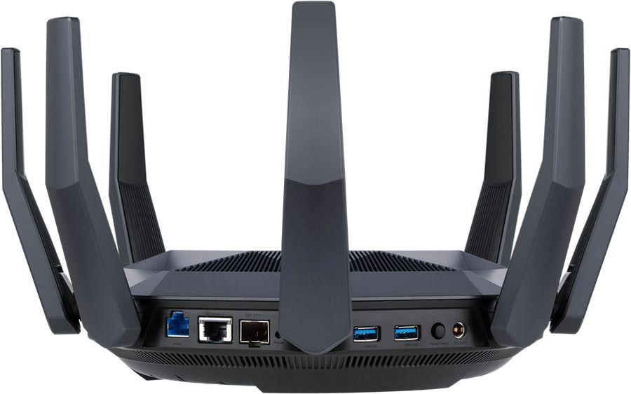 Маршрутизатор ASUS беспроводной AX6000 100/1000/10000BASE-T черный RT-AX89X RT-AX89X