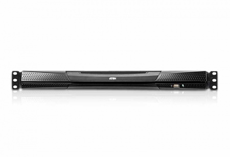 KVM-переключатель ATEN 1 user консоль LCD 17" =>16 cpu/компьютеров/блоков/портов/port (PS2/USB/Sun+VGA)/RS232, без шнуров, 1600x1200 60Hz (40м), 1U 19", исп,спец,шнуры-адаптеры и UTP, OSD, каскад 512, лат,/рус,клав, KL1516AM-AXA-RG KL1516AM-AXA-RG
