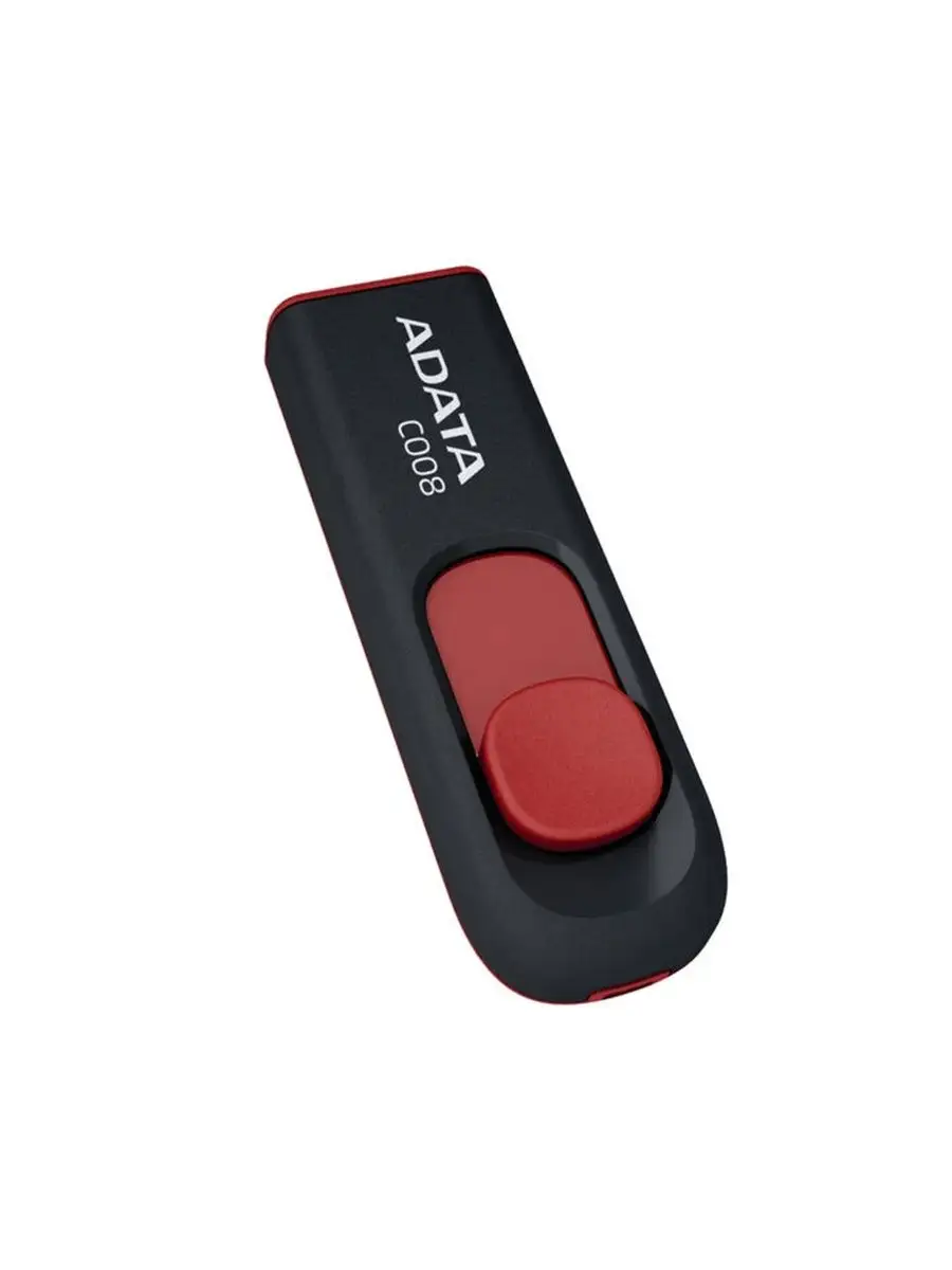 Флеш накопитель ADATA  AC008-32G-RKD 32GB,C008,black-red AC008-32G-RKD AC008-32G-RKD