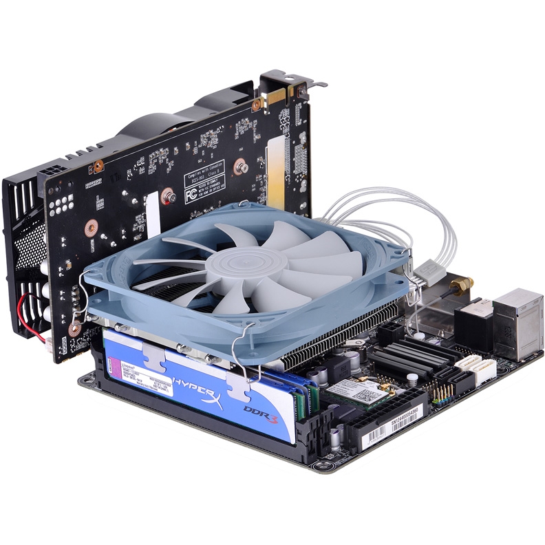 Вентилятор DEEPCOOL (S1155/S1156/S1150/AM2/AM2+/AM3/AM3+/FM1/FM2/940/939/754) низкопрофильный GABRIEL GABRIEL