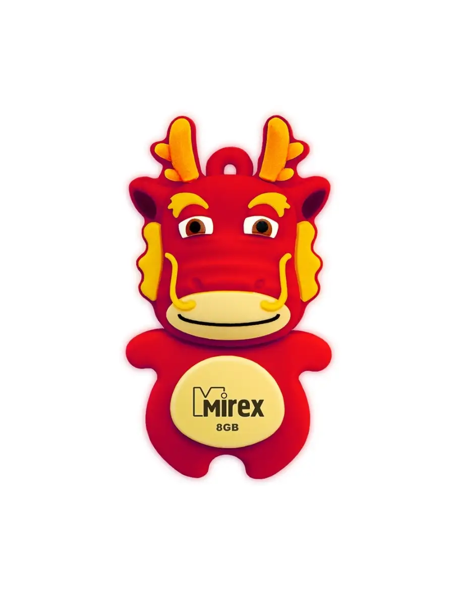 Флеш накопитель Mirex 13600-KIDDAR08 8GB,Dragon,USB 2.0,красный 13600-KIDDAR08 13600-KIDDAR08