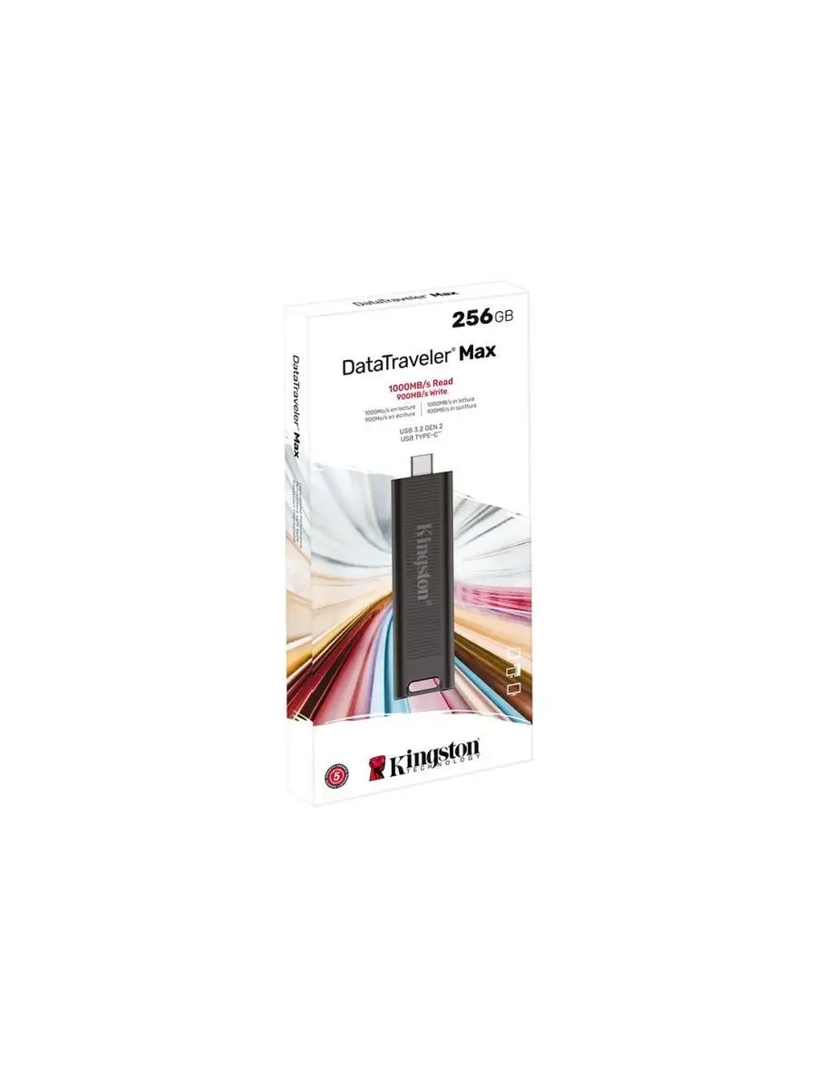 Флеш накопитель Kingston DTMAX/256GB 256Gb,DataTraveler Max,Type-C,USB 3.2,черный DTMAX/256GB DTMAX/256GB