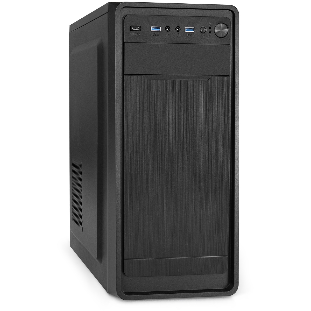 Корпус Exegate Miditower XP-332UC-XP600 (ATX, XP600 с вент. 12см, 2*USB3.0+1*TypeC, аудио, черный) EX287376RUS EX287376RUS
