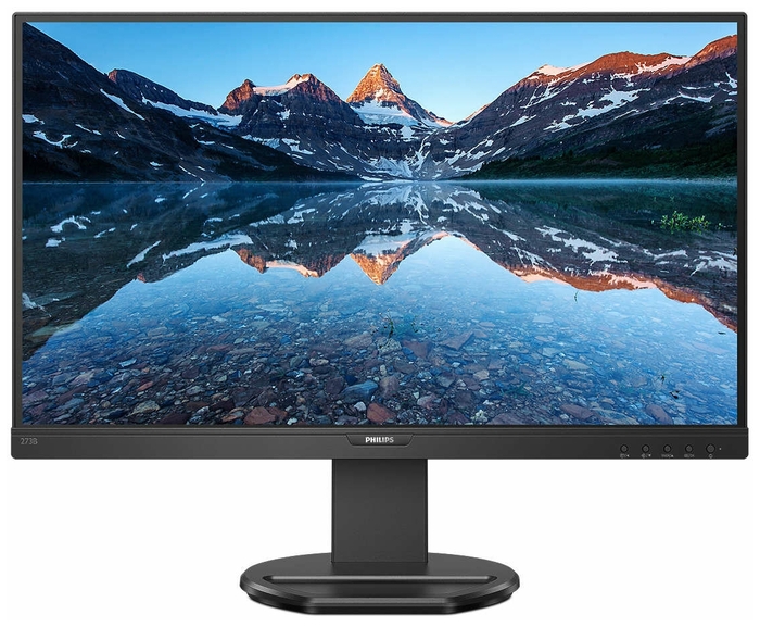 Монитор Philips 27" 273B9 1920x1080 75Гц IPS W-LED 16:9 4ms VGA HDMI DP 1x USB-C 3.2/4x USB 3.2 50M:1 1000:1 178/178 250cd USB-C Power Delivery HAS Pivot Tilt Swivel Speakers Black 273B9/00 273B9/00