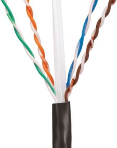 Кабель PANDUIT информационный   кат.6 U/UTP не экранированный 4X2X23AWG PE внешний 305м черный PUO6C04BL-CEG PUO6C04BL-CEG