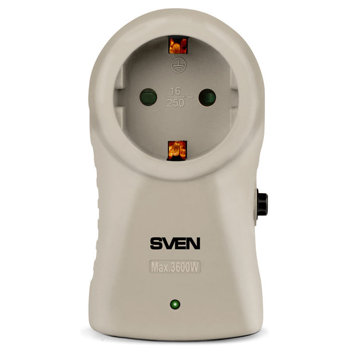 Сетевой фильтр Sven SF-S1 (1 socket), gray SV-015787 SV-015787 #2