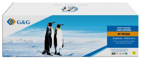 Тонер-картридж G&G желтый для НР LaserJet Color M154A/NW, M180/180N, M181/181FW (900стр) NT-CF532A NT-CF532A