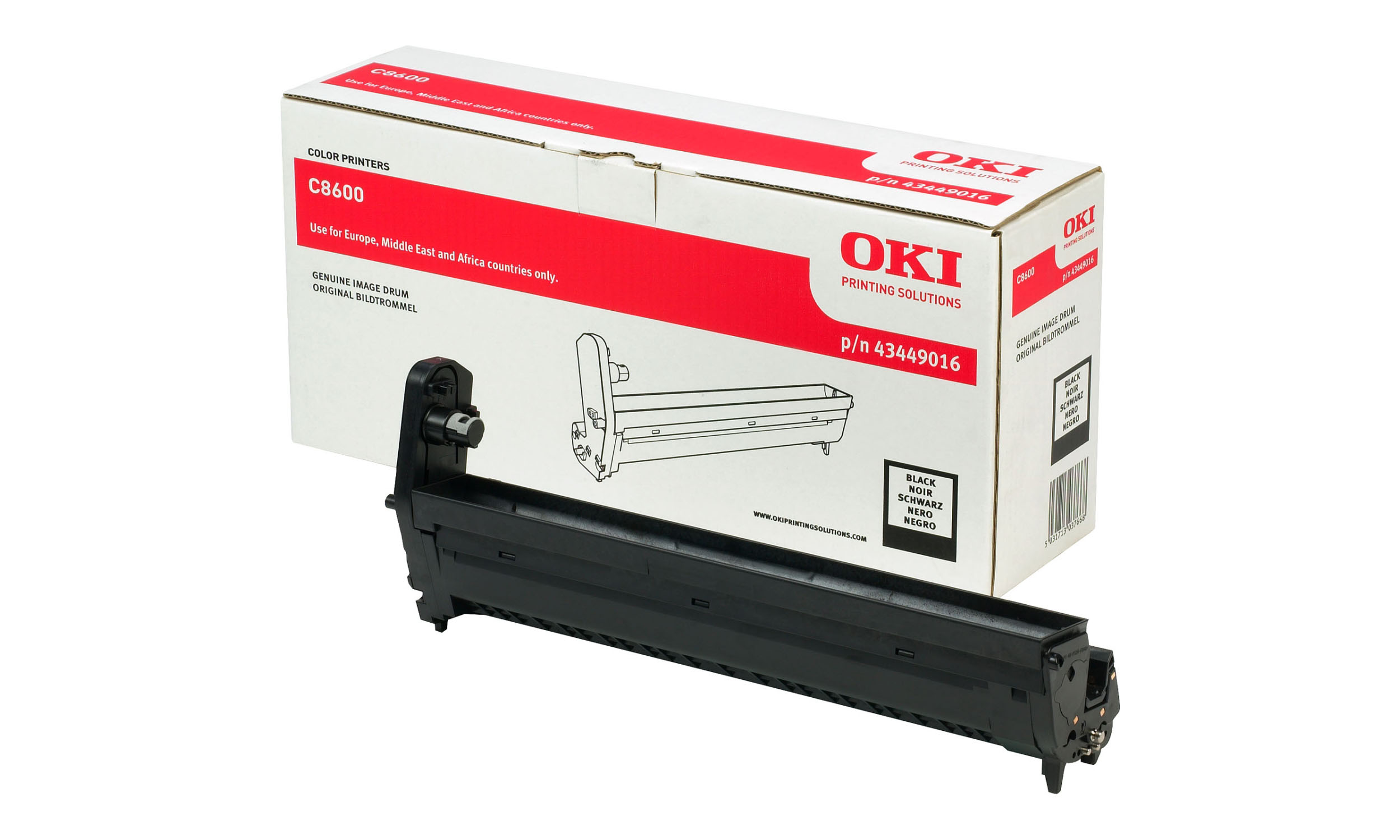 Барабан Oki C8600/8800  черный (20K)  43449016 43449016