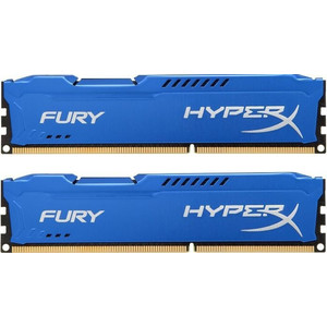 Память оперативная / KIN-HX316C10FK2/8 / Kingston 8GB 1600MHzDDR3 CL10 DIMM (Kit of 2) HyperX FURY HX316C10FK2/8