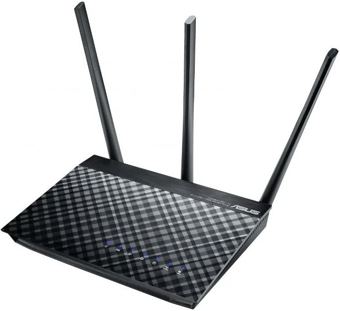 Роутер Asus DSL-AC51 // VDSL2/ADSL модем, роутер 802.11b/g/n/ac, до 300 + 433Мбит/c, 2,4 + 5 гГц, 3 антенны, GBT LAN ; 90IG0471-BO3100 DSL-AC51 DSL-AC51