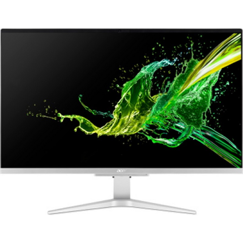 Моноблок Acer Aspire C27-962 27" Full HD i3 1005 G1 (1.2)/4Gb/SSD256Gb/MX130 2Gb/Endless/GbitEth/WiFi/BT/135W/клавиатура/мышь/серебристый 1920x1080 DQ.BDQER.006 DQ.BDQER.006