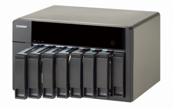 Сетевой RAID-накопитель QNAP 8 отсеков для HDD, HDMI-порт. Intel Celeron J1800 2,41 ГГц , 1ГБ. TS-851 TS-851
