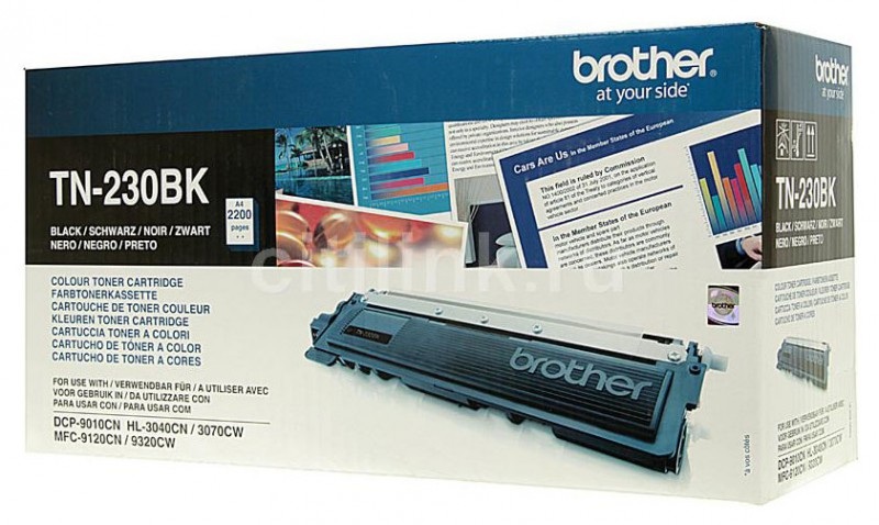 Картридж Brother  (2200 стр.) HL3040/DCP9010CN/MFC9120CN (TN-230BK) TN-230BK #1