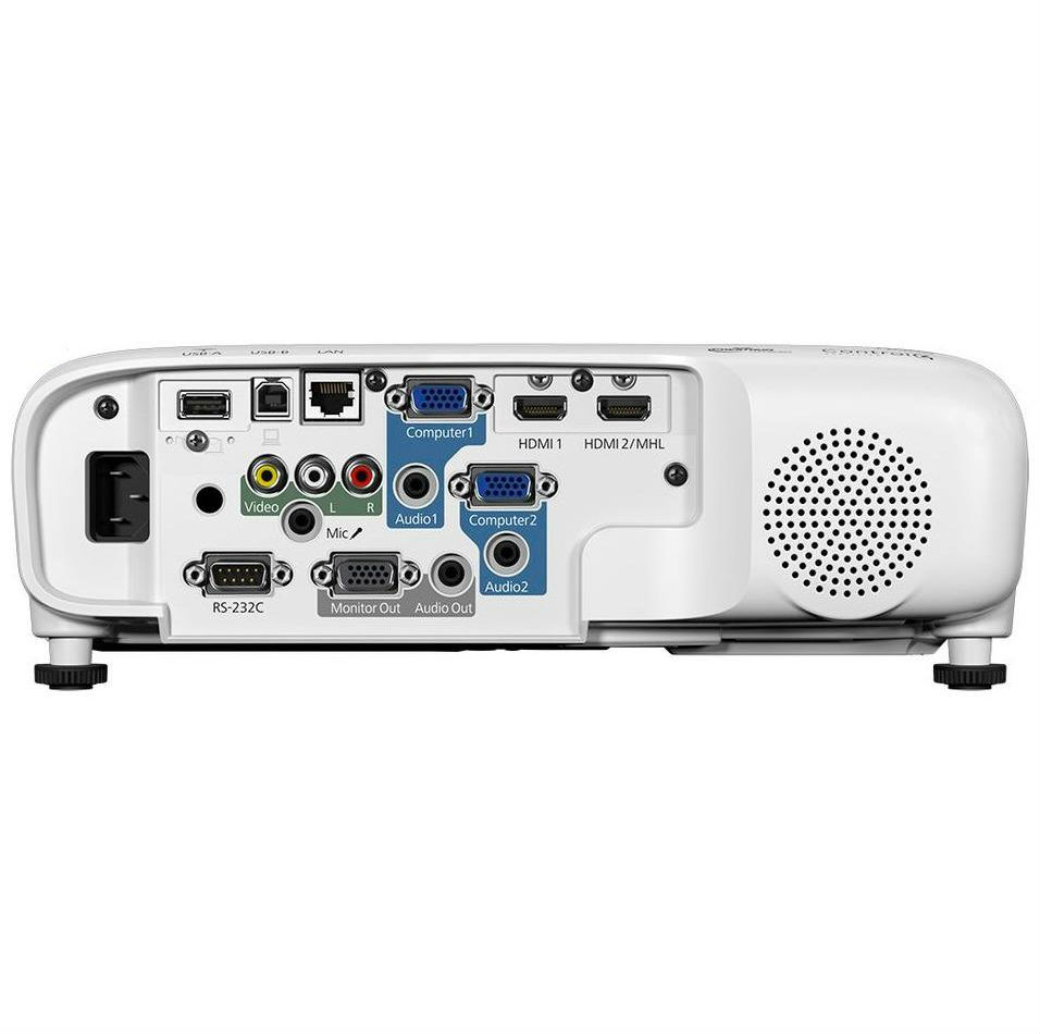Проектор Epson EB-970 XGA (1024х768), основной формат - 4:3, 4000 lm, 15 000:1,  RJ45 x1, Wi-Fi (опционально), 3 кг. V11H865040 V11H865040