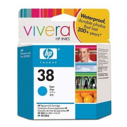 Картридж струйный HP №38 голубой для HP PS Pro B9180 C9415A C9415A #4