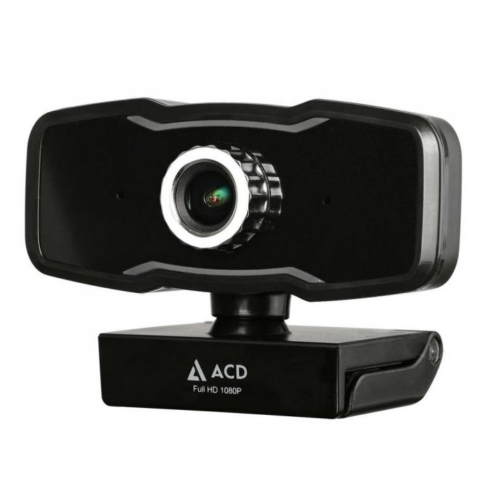 Веб-камера ACD -Vision UC500 CMOS 2МПикс, 1920x1080p, 30к/с, микрофон встр., USB 2.0, универс. крепление, черный корп. RTL ACD-DS-UC500 ACD-DS-UC500 #4