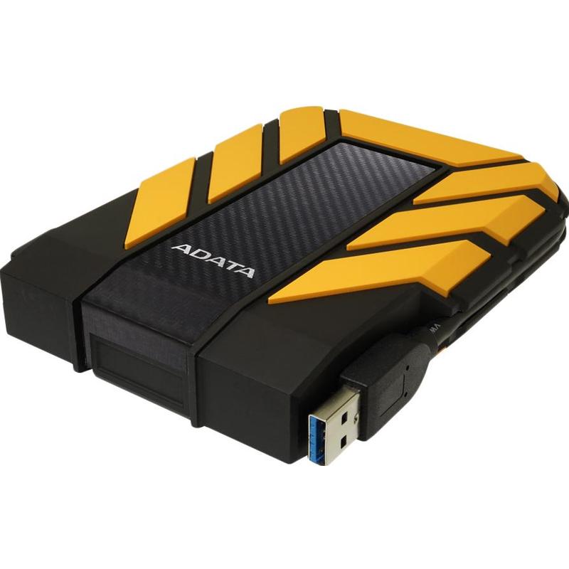 Внешний жёсткий диск ADATA AHD710P-2TU31-CYL 2Tb,USB 3.1,HD710Pro DashDrive,Durable,2.5",черный/желтый AHD710P-2TU31-CYL AHD710P-2TU31-CYL