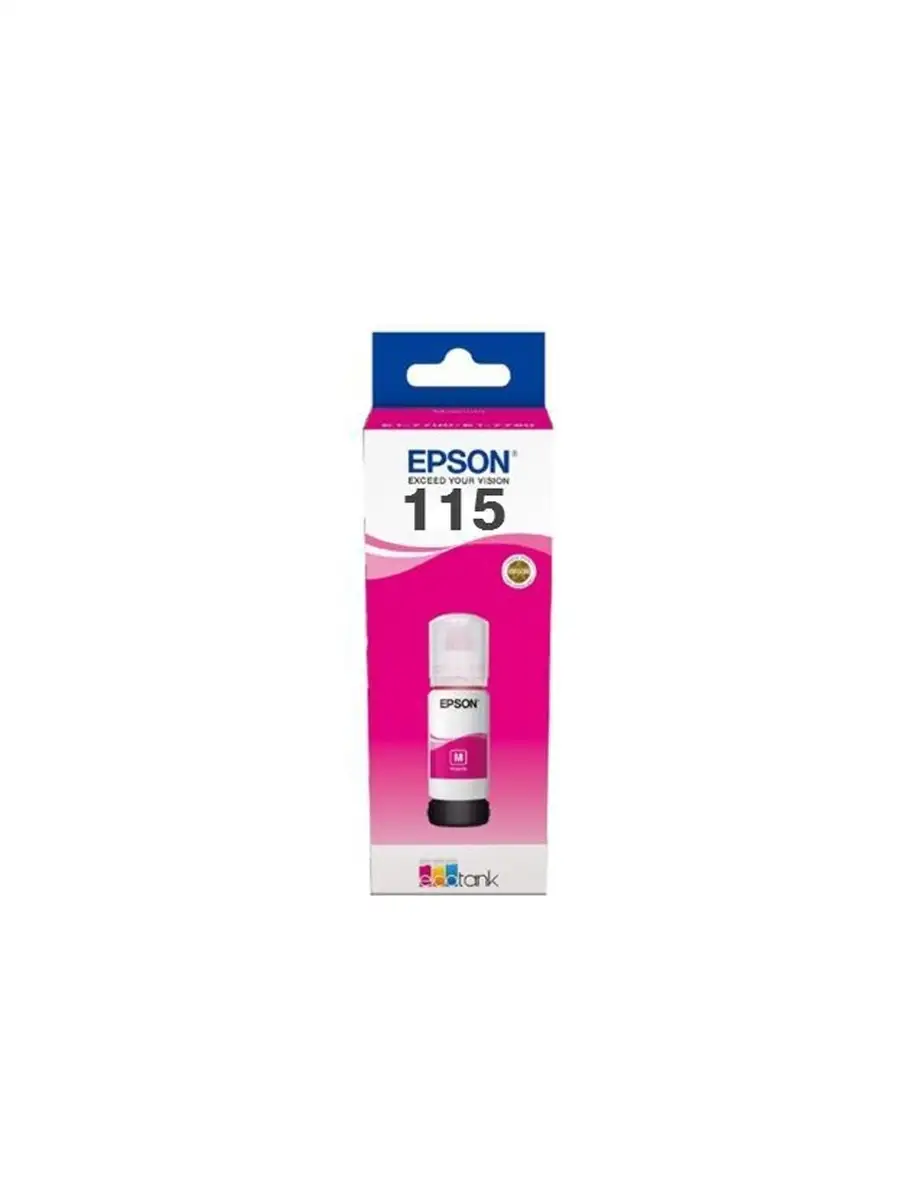 Контейнер Epson с чернилами Epson 115 EcoTank Magenta ink bottle C13T07D34A C13T07D34A