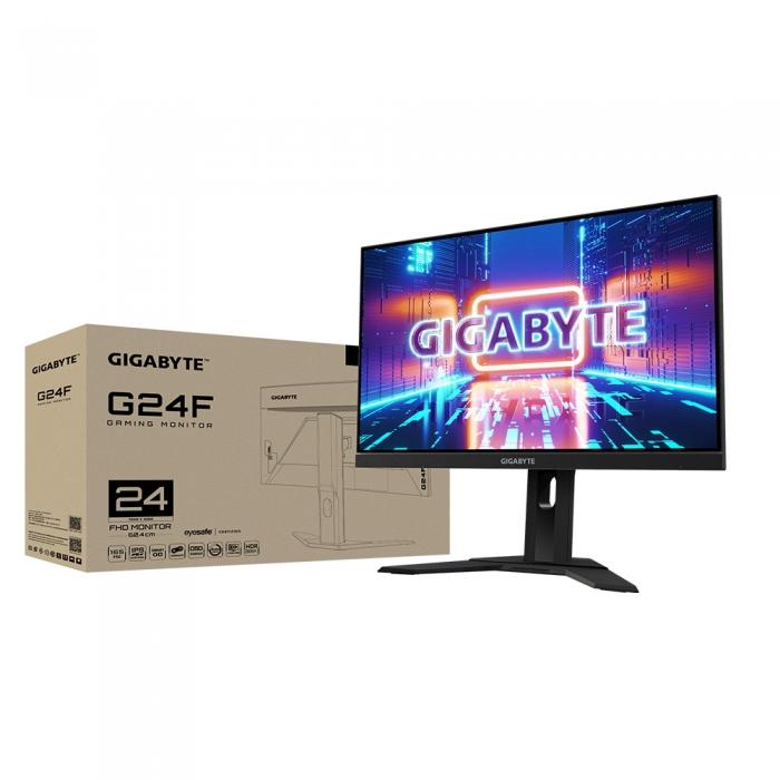 Монитор Gigabyte 23.8" G24F IPS 1920x1080 165Hz FreeSync 300cd/m2 16:9 20VM0-G24FBA-1EKR 20VM0-G24FBA-1EKR