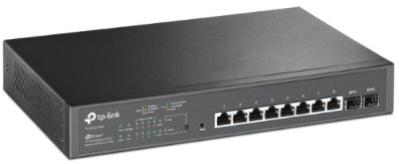 Коммутатор TP-Link JetStream Smart на 8 портов PoE+ 10/100/1000 Мбит/с RJ45 802.3at/af с бюджетом в 150 Вт, 2 SFP‑слота  TL-SG2210MP TL-SG2210MP